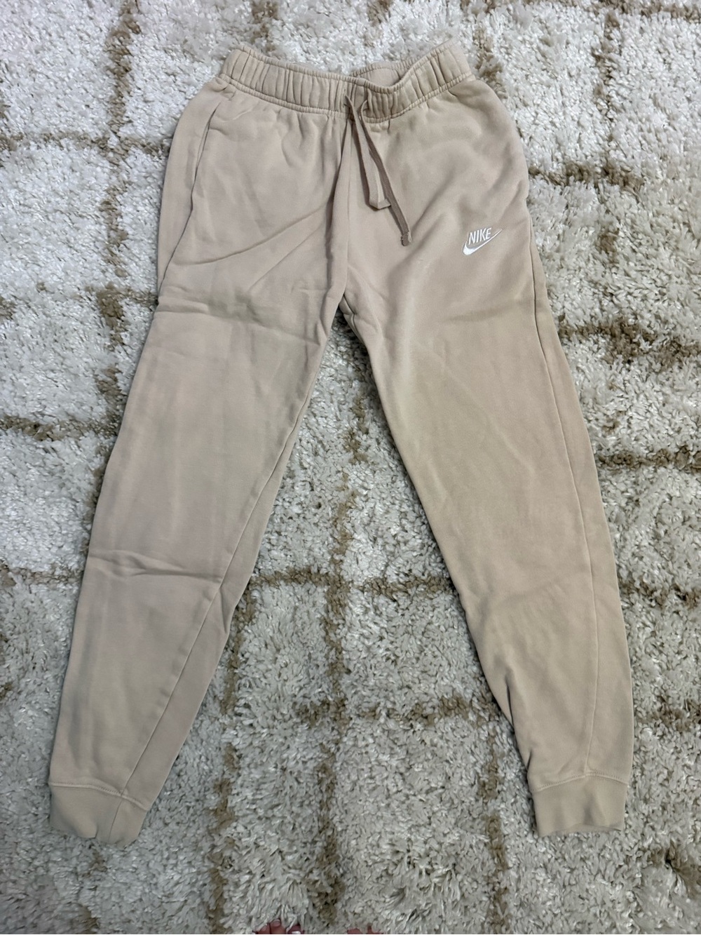 Nike Women’s XS Tan Fleece Joggers
